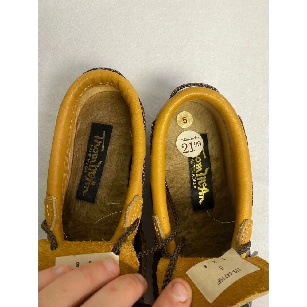 Land Rover Duck Boots Slides Size 5‎ Brown Yellow Lace Up Rubber